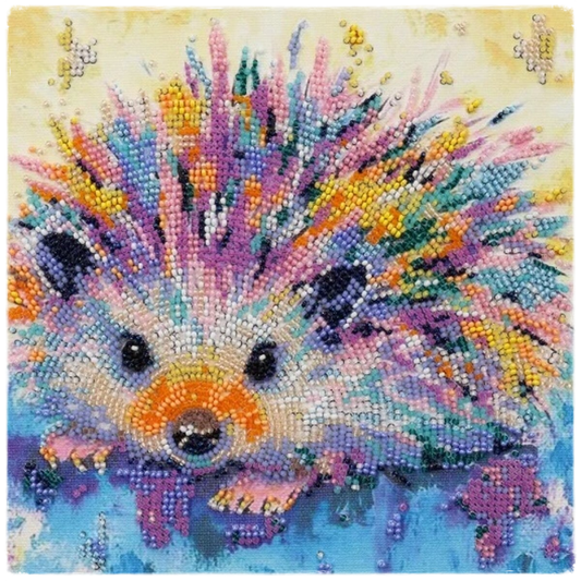 Bead Embroidery Kit - Hedgehog AMB101