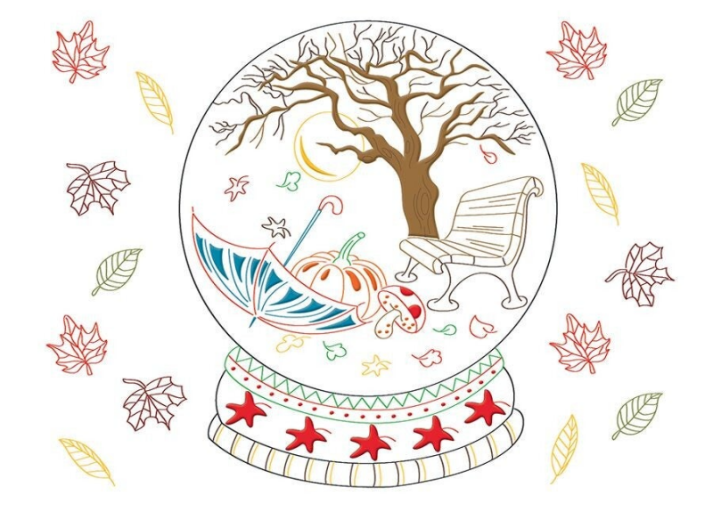 Forfait broderie gratuit - Automne