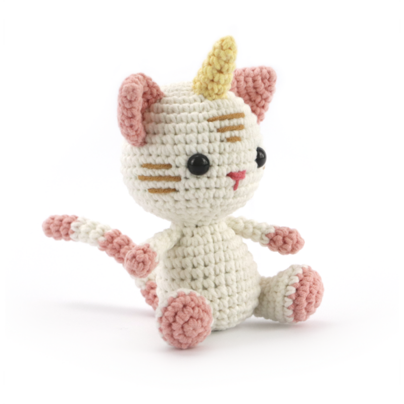 DIY Crochet Kit - Caticorn Amigurumi Kit