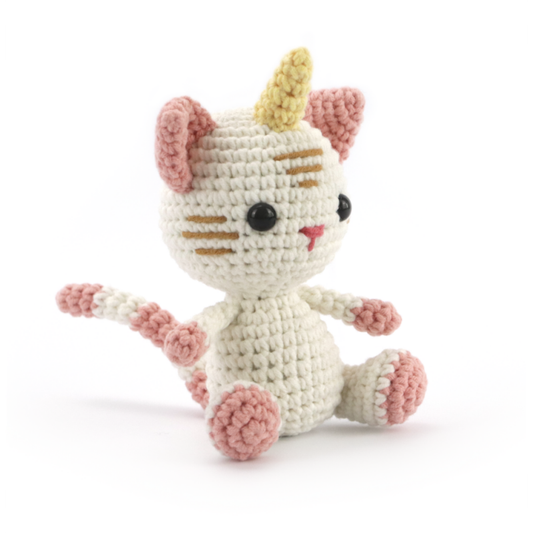 DIY Crochet Kit - Caticorn Amigurumi Kit