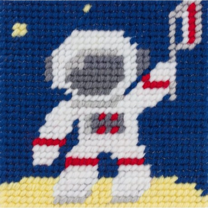 Borduurpakket Voor Kinderen - Astronaut Op De Maan