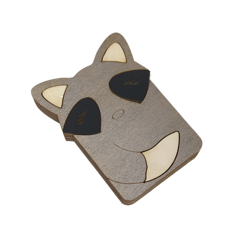 Magnet Needle Box - Raccoon