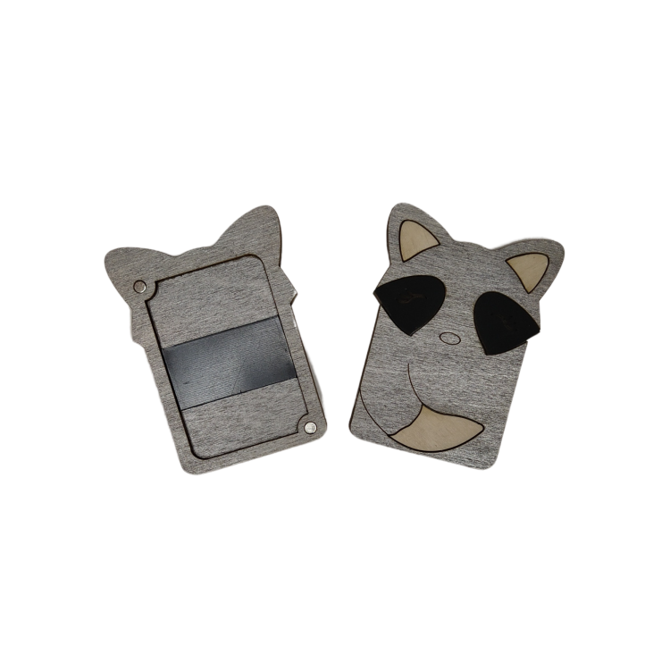 Magnet Needle Box - Raccoon