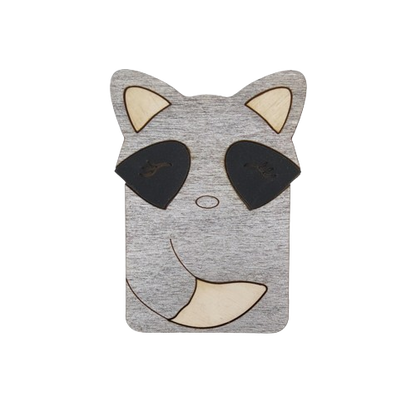 Magnet Needle Box - Raccoon