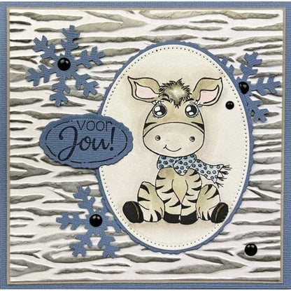 Clear Stamp - Nellie's Cuties - Zebra NCCS054