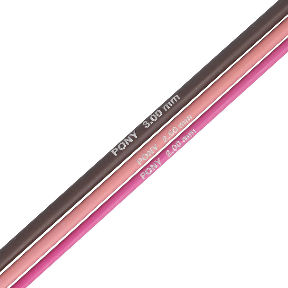 Pony Colour Sokkennaalden Set - 20cm - 2.00-3.00mm