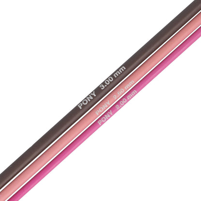 Pony Colour Sokkennaalden Set - 20cm - 2.00-3.00mm