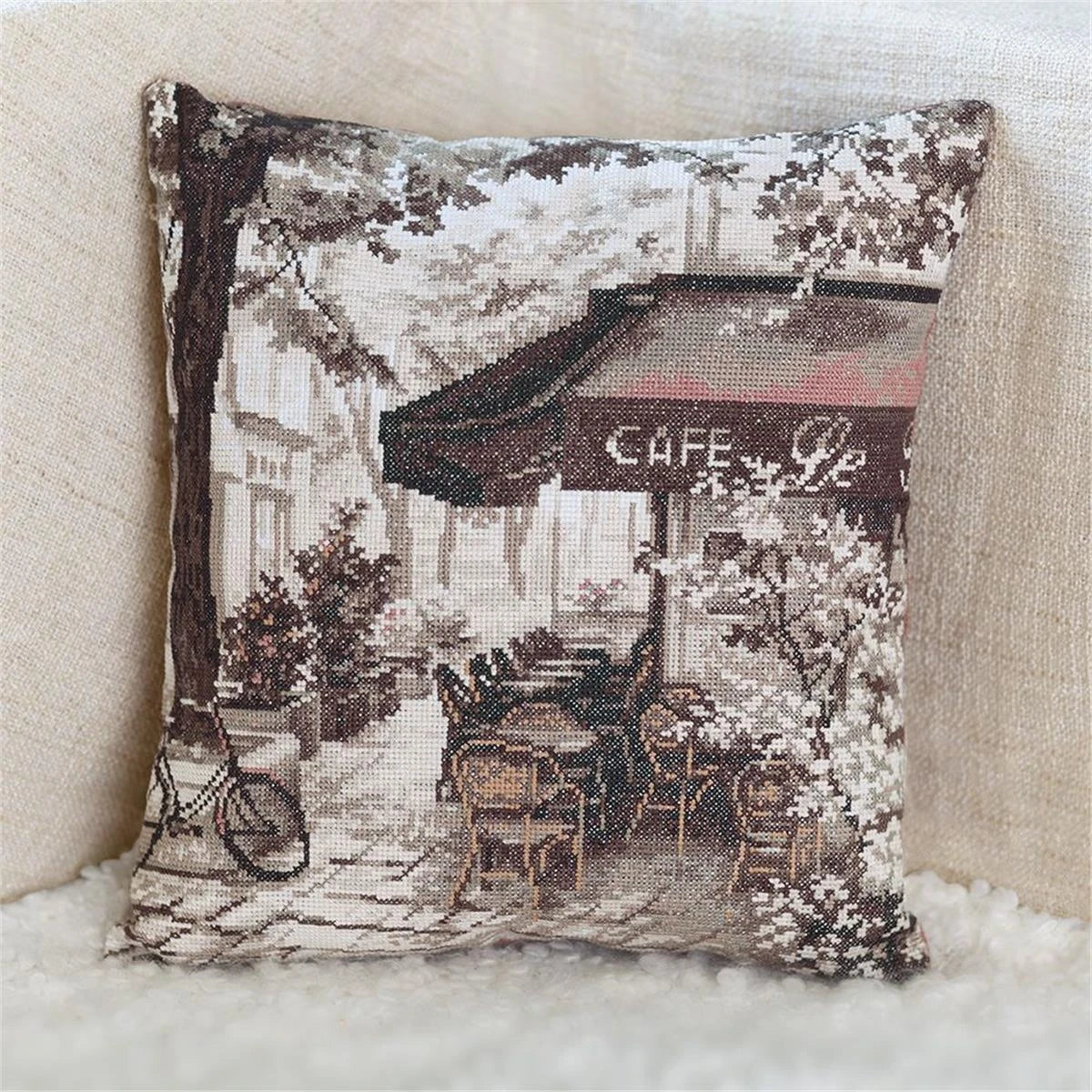Kussen Borduurpakket - Cafe PD-1726