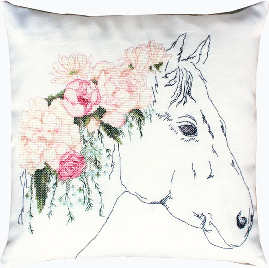 Kussen Borduurpakket - Paard PB109