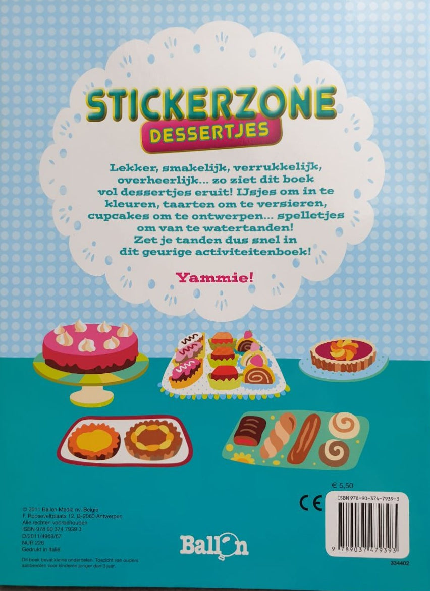 Stickerzone - Dessertjes