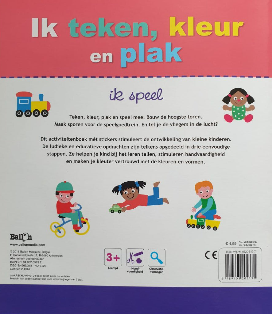 I Draw, Color and Paste - I Play