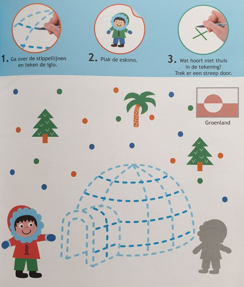 I Draw, Color and Paste - Travel Around the World