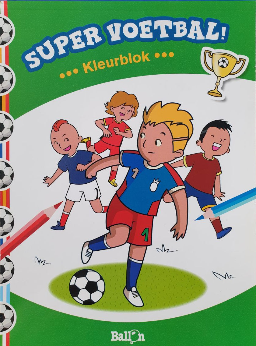 Kleurblok - Super Voetbal