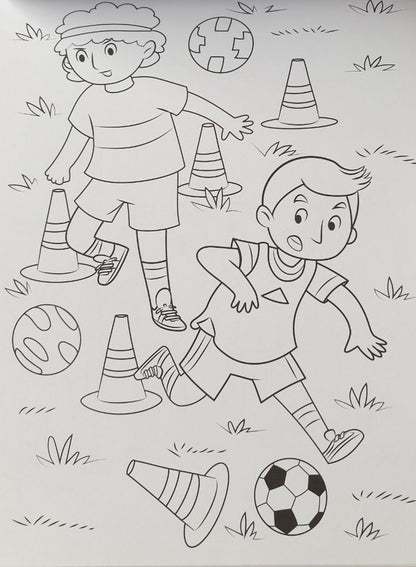 Kleurblok - Super Voetbal