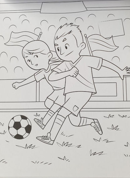 Kleurblok - Super Voetbal