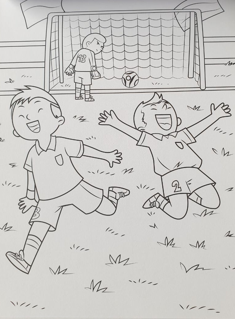 Kleurblok - Super Voetbal