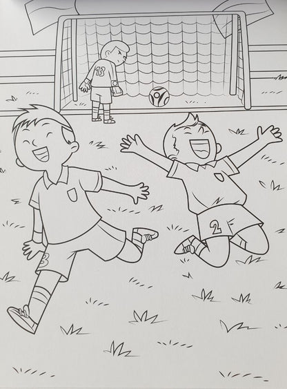 Kleurblok - Super Voetbal