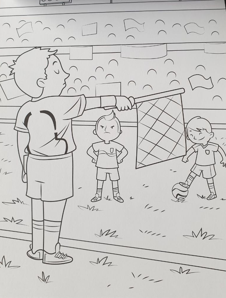 Kleurblok - Super Voetbal