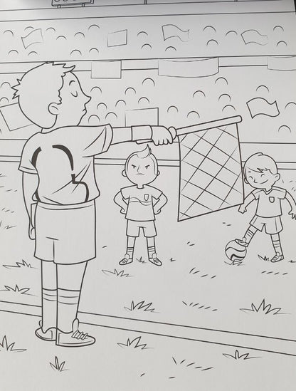 Kleurblok - Super Voetbal