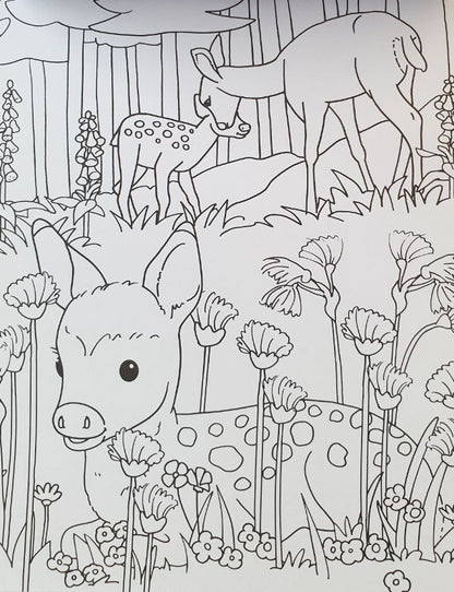 Kleurblok - Babydieren