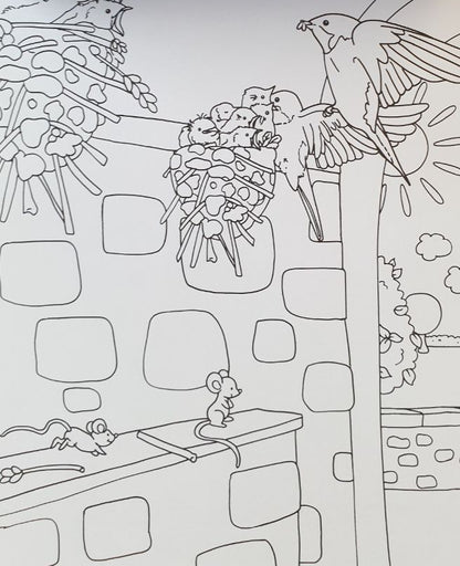 Kleurblok - Babydieren