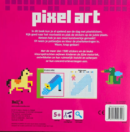Stickerboek - Pixel Art - Prinsessen