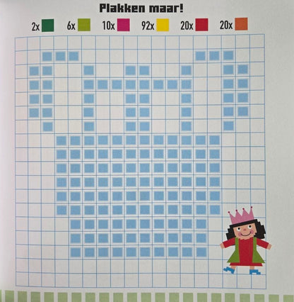 Stickerboek - Pixel Art - Prinsessen