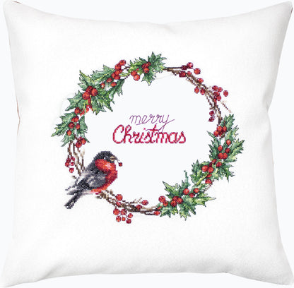Kussen Borduurpakket - Merry Christmas SPB-197