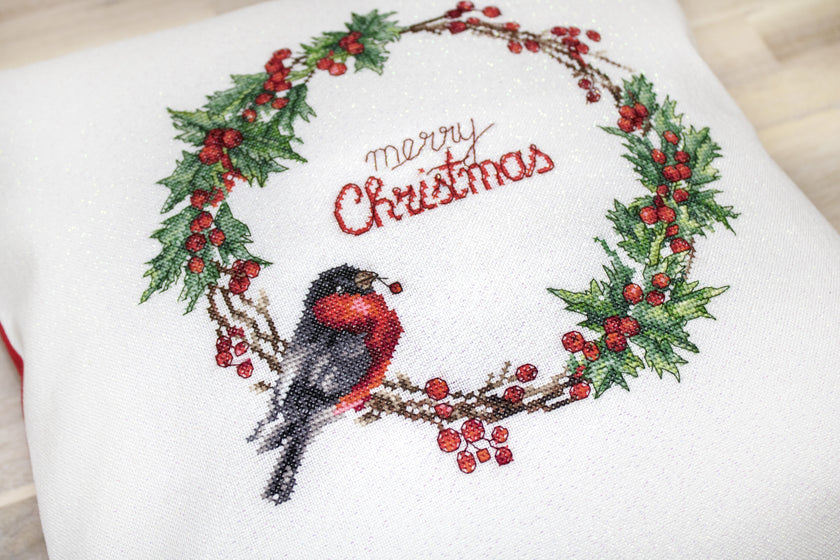 Kussen Borduurpakket - Merry Christmas SPB-197