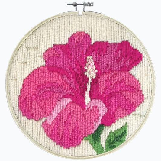Borduurpakket Spansteek - Hibiscus Blush LST3-006