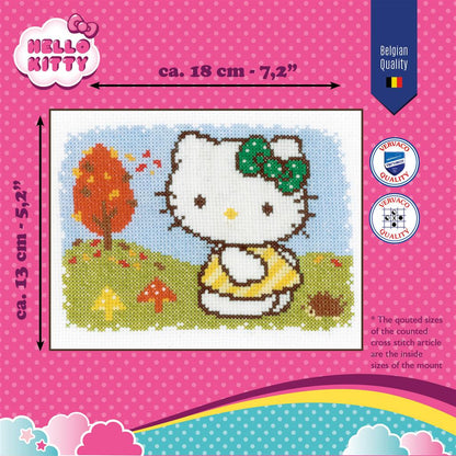 Borduurpakket - Hello Kitty Herfst PN-0148647