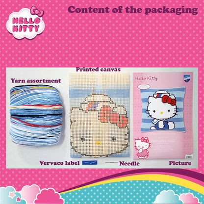 Cushion Embroidery Kit - Hello Kitty In Marine PN-0149831