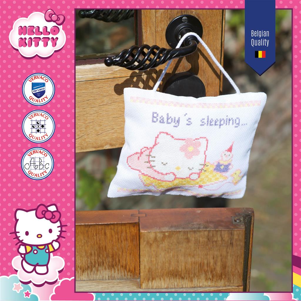 Kit de broderie pendentif - Hello Kitty endormie / éveillée PN-0150203