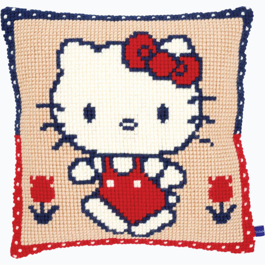 Cushion Embroidery Kit - Hello Kitty On A Walk PN-0153864
