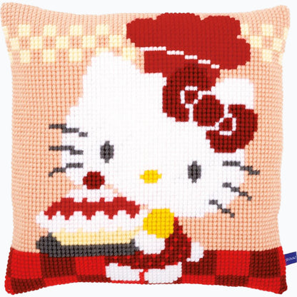 Kit de broderie pour coussin - Hello Kitty I Bake Cakes PN-0154559