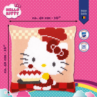 Kit de broderie pour coussin - Hello Kitty I Bake Cakes PN-0154559