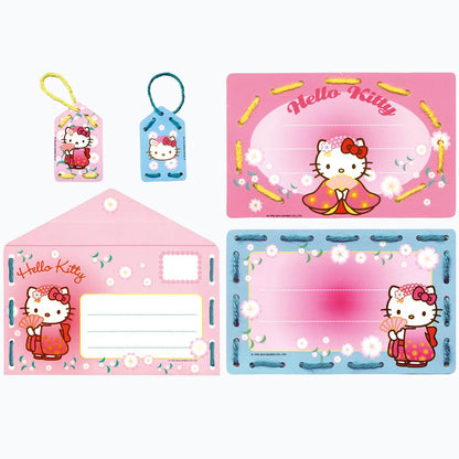 Borduurkaart Kit Voor Kinderen - Hello Kitty Asia PN-0161851