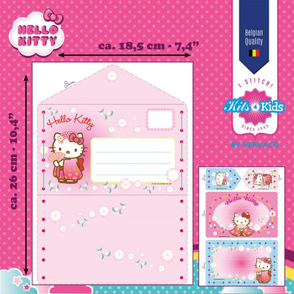 Borduurkaart Kit Voor Kinderen - Hello Kitty Asia PN-0161851
