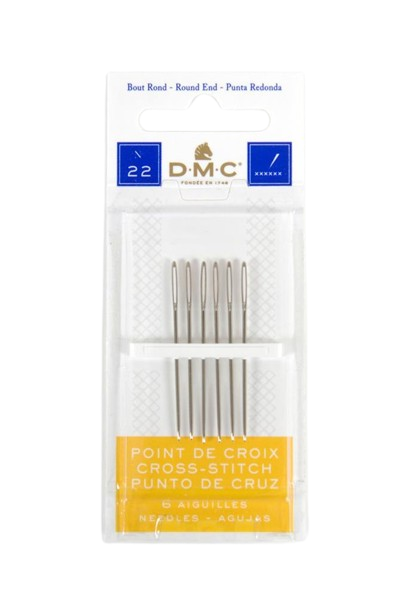 Embroidery Needles Cross Stitch - Blunt Point - Number 22