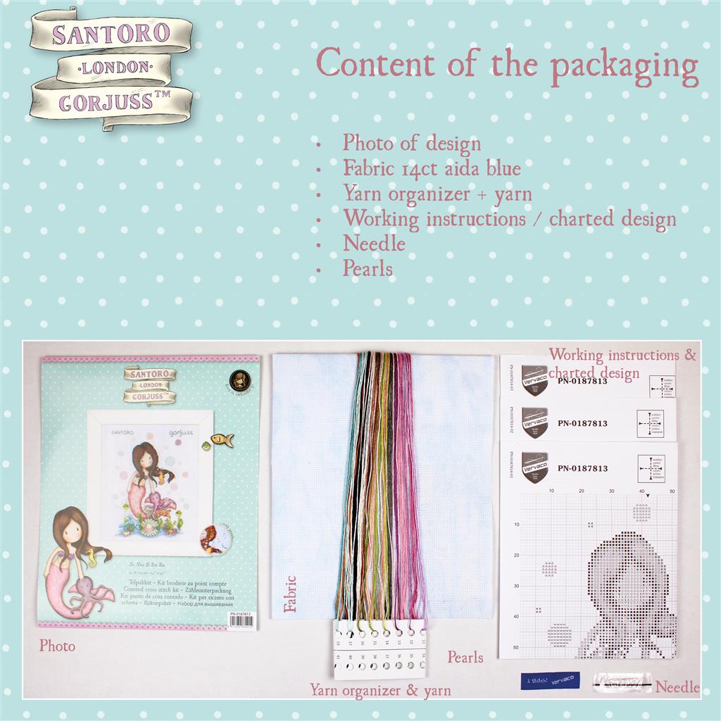 Kit de broderie - Gorjuss - Tellement content de te voir