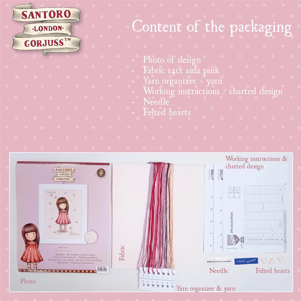 Kit de broderie - Gorjuss - Petit Amour