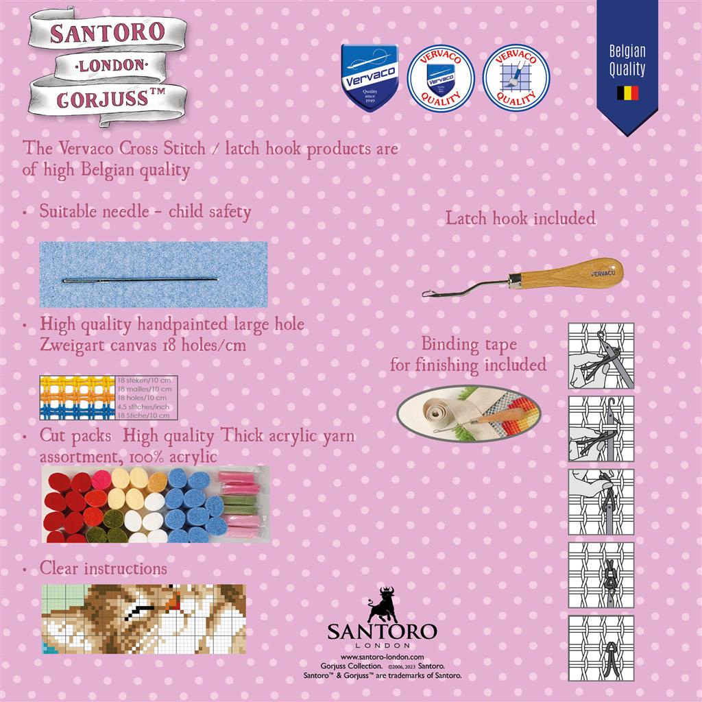 Kit de tapis noué Gorjuss Cherry Blossom PN-0187915