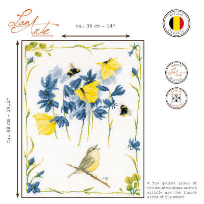 Embroidery kit - Chirping Chiffchaff PN-0191926