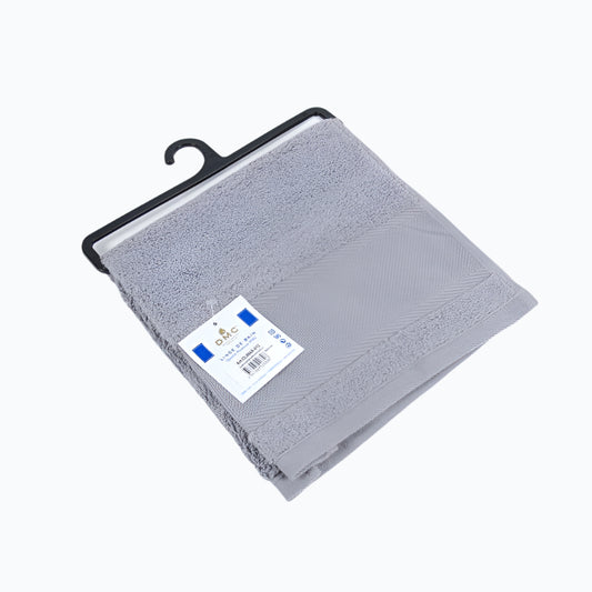 Guest towel with Aida embroidery strip - 30x50 cm - Pebble