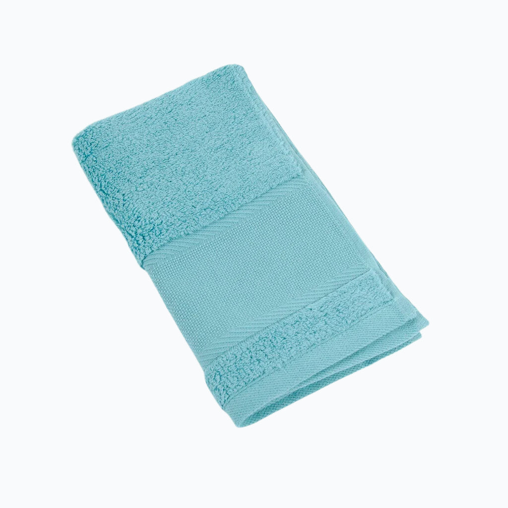 Guest towel with Aida embroidery strip - 30x50 cm - Paradise