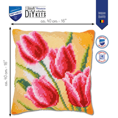 Cushion Embroidery Kit - Tulips PN-0204603