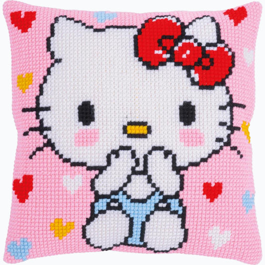 Kussen Borduurpakket - Hello Kitty Kiss Kiss PN-0205078