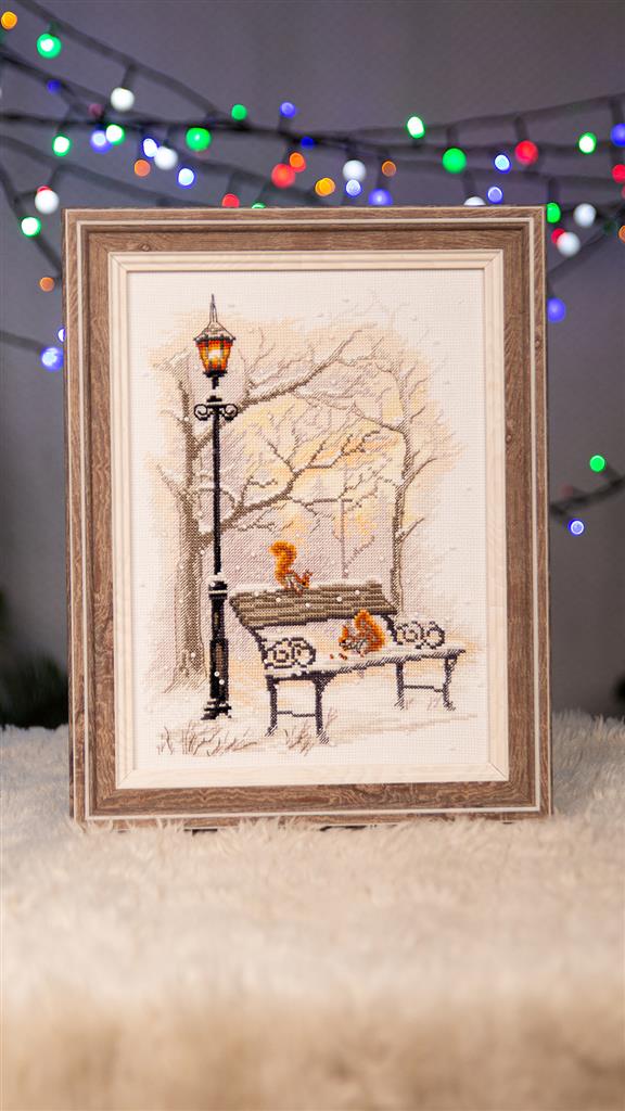 Embroidery Kit - In The Winter Park M-420