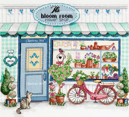 Kit de broderie - Paradis des fleurs M-461