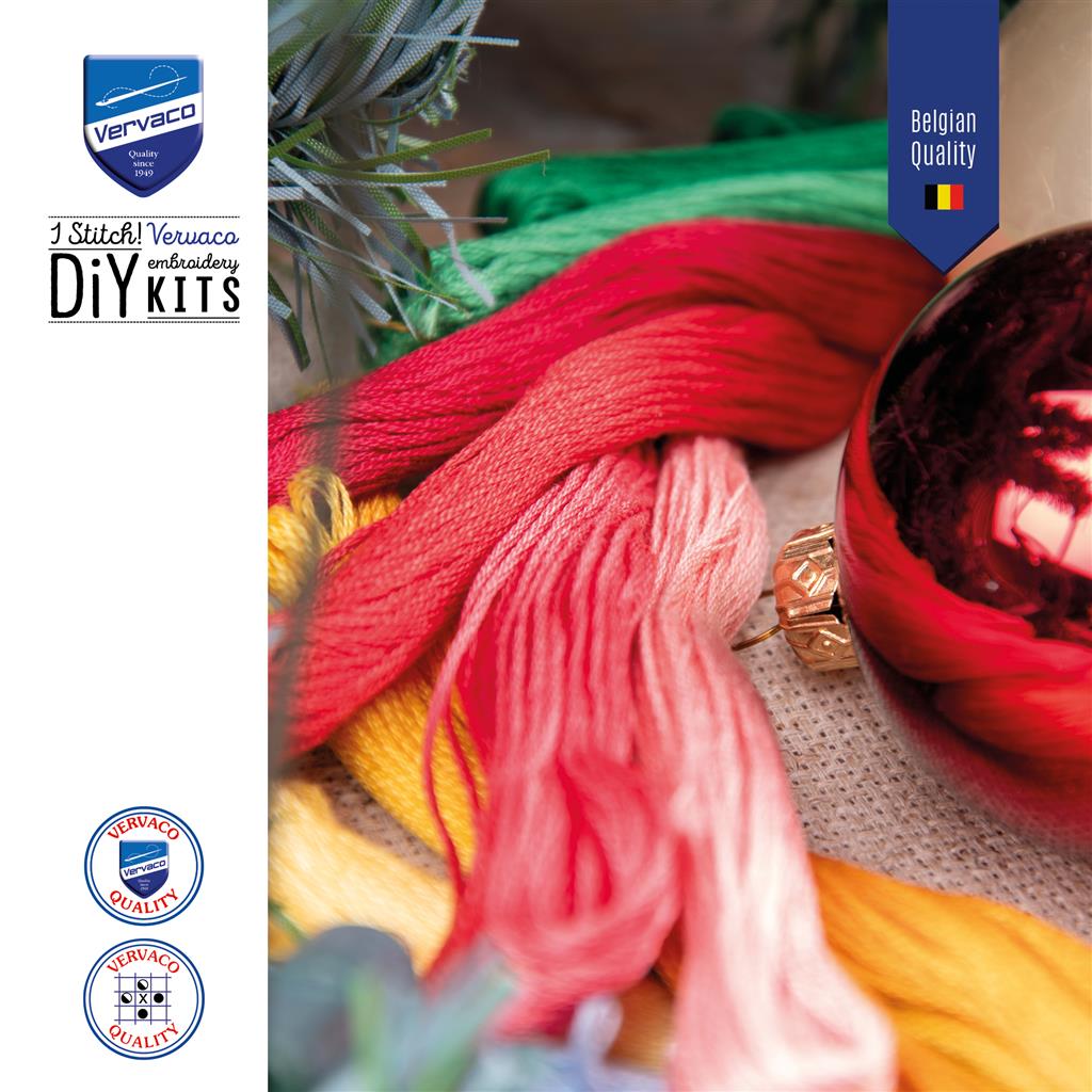 Kit de broderie au point de croix compté SSA 2025/3 - Édition Avent